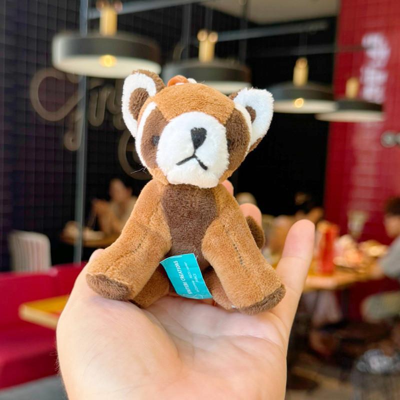 Forest Animal Plush Keychain With Pp Cotton Filling For Kids And Collectors