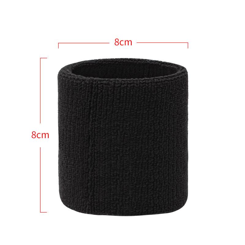 Cotton Wrist Support Band Sport Bracers Sweat Towel Cuff Tennis Wrist Guard Protector Strap Fitness Run Gym Sweatband