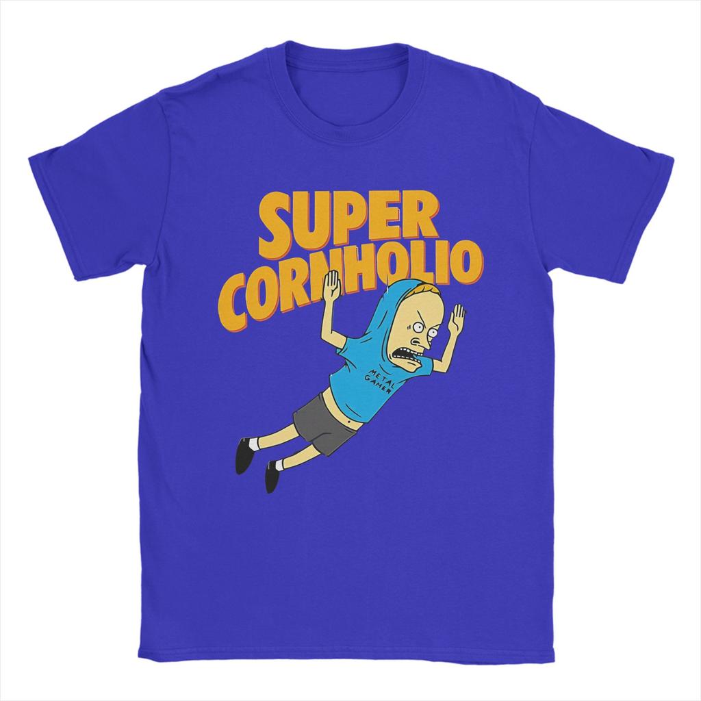 Cornholio Beavis and Butthead TShirt for Men Women Awesome Cotton Tee Shirt Round Neck Short Sleeve T Shirt Gift Idea Tops