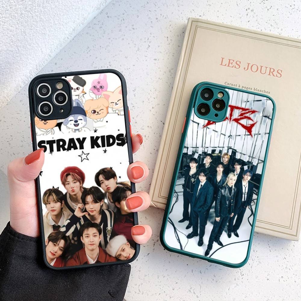 1 шт. Крутой K-pop исполнитель S-stray K-kids Чехол для телефона для IPhone 14 11 12 13 Mini Pro Max 8 7 Plus X XR XS MAX Полупрозрачная матовая крышка
