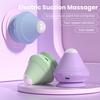 Электрический массажный мяч с присоской, 2 режима, регулируемый подогрев, вибрационный массажный мяч, тип C, перезаряжаемый, для всего тела, для снятия боли, фасциальный массажер