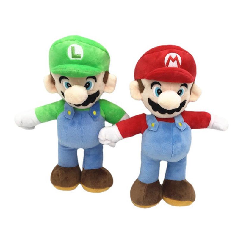 Марио плюшевая игрушка милые персонажи мультфильмов аниме мягкая кукла игра периферийная кукла день рождения