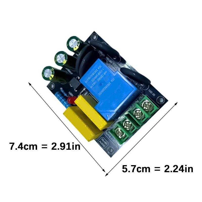 Высокомощные усилители 6600 Вт Модуль плавного пуска 30 А Защита от перенапряжений AC100 250 В Не требуется вспомогательное питание