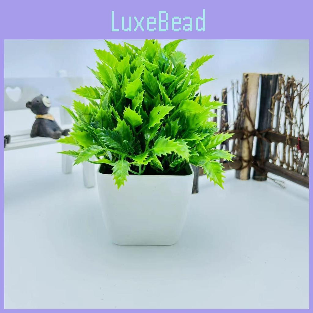 Myrica Rubra Leaf Citrus Leaf Faux Green Potted Plant Home Decor And Gift