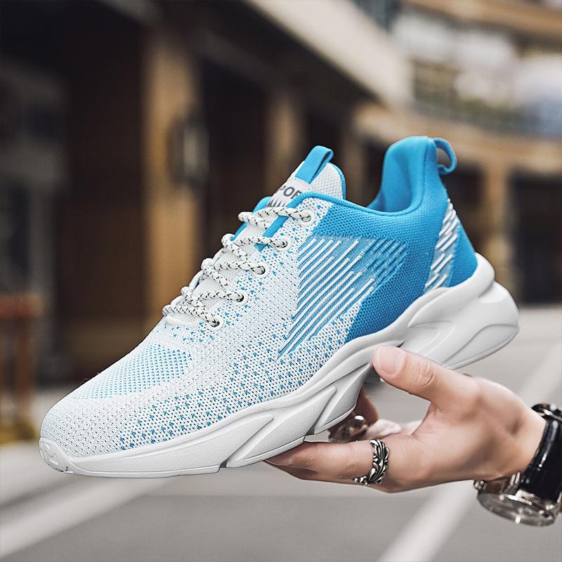 Кроссовки на шнуровке, мужские кроссовки, высококачественная дышащая уличная повседневная обувь с обесцвечиванием