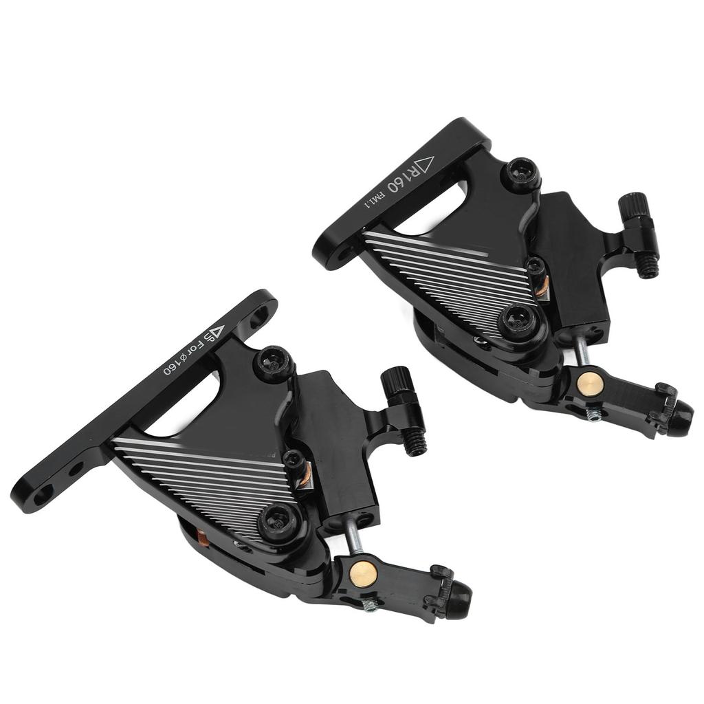 1 Pair Bicycle Hydraulic Disc Brakes Aluminum Alloy Front Rear Line Pulling Hydraulic Disc Brake