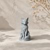 Геометрическая Граненная Фигурка Лисы, 3D Печатная Статуэтка Сидящей Лисы, Скульптура Лисы в Стиле Современного Искусства, Коллекционный Настольный Орнамент для Декора Стола Полки Дома