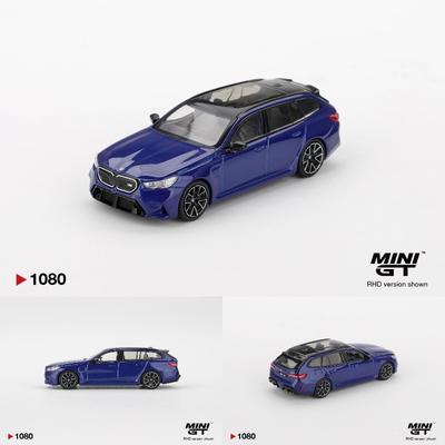 МИНИ ГТ 1:64 BMW M5 Touring G99 Marina Bay Симуляция статичная модель автомобиля из сплава, Игрушка в подарок на День мальчиков, Украшение для коллекции взрослых