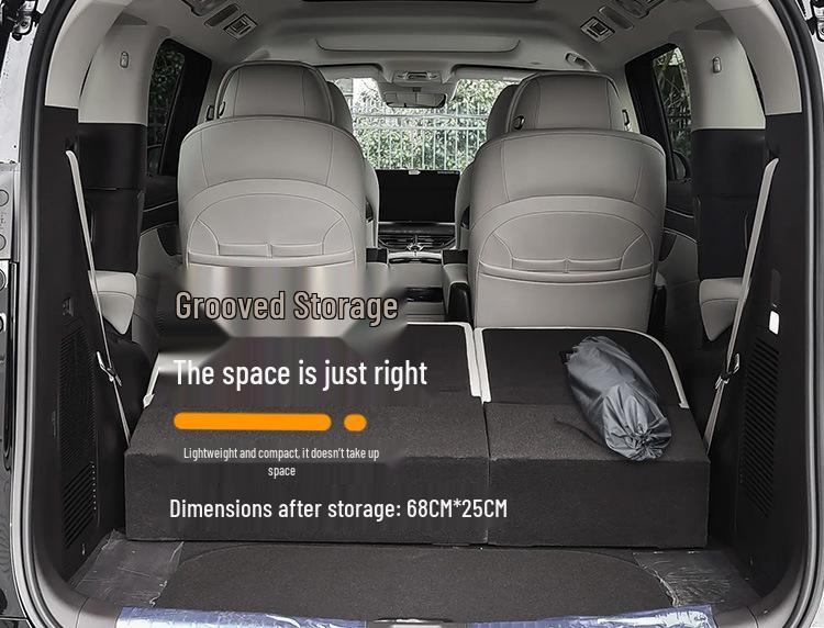 Автомобильная кровать Denza D9: Автоматический надувной матрас для заднего сиденья и багажника