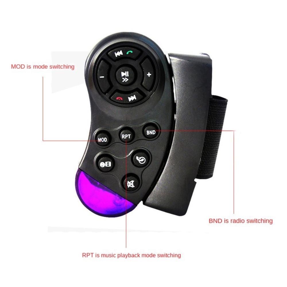 Wireless Button Remote Control Steering Wheel Switch Universal Controller For Car Radio
