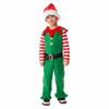 Christmas Onesie Costume for Kids Gingerbread Man/Santa/Green Elf Cosplay Outfit Unisex Plush Bodysuit for Halloween Christmas Carnival Festival
