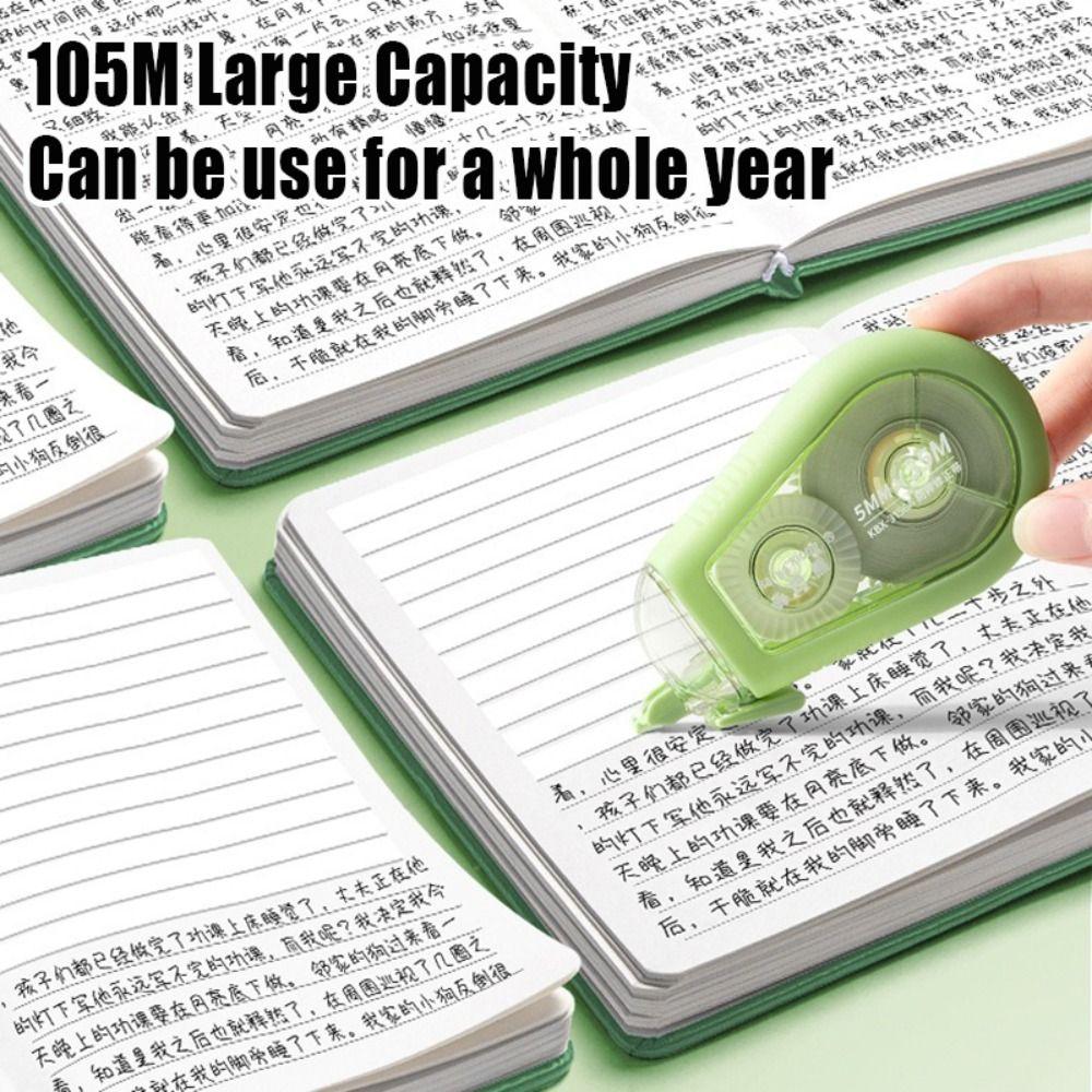 Replaceable Core Correction Tape Drop Resistant Silent Coating Tape Back To School Gift
