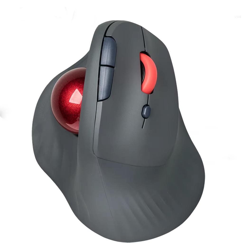 Ergonomic Vertical Trackball Mouse, JOMAA, Dual-Mode Wireless (2.4G/Bluetooth 5.0), Rechargeable, Medium Size