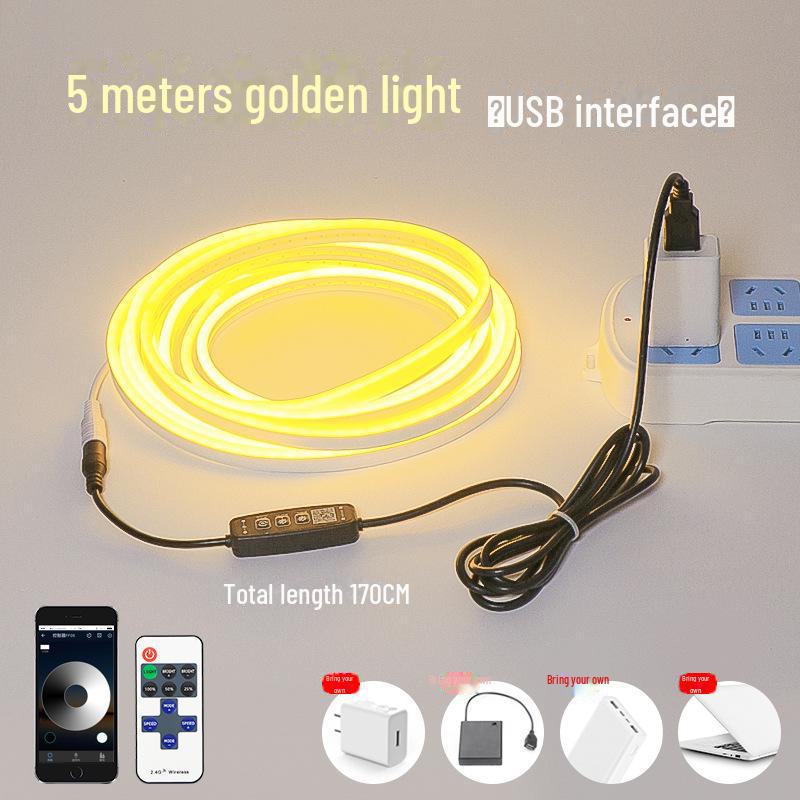 USB LED Light Strip with Remote and Timer for Bedroom or Dorm Atmosphere