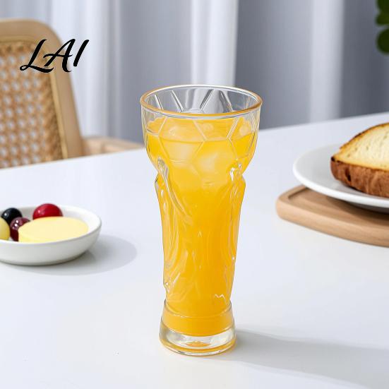 Beer Mug For Football Fans Trophy Plastic Cup Soccer Game Day Pint Clear for Party Large Capacity Reusable Sports Party Drinkware Lager