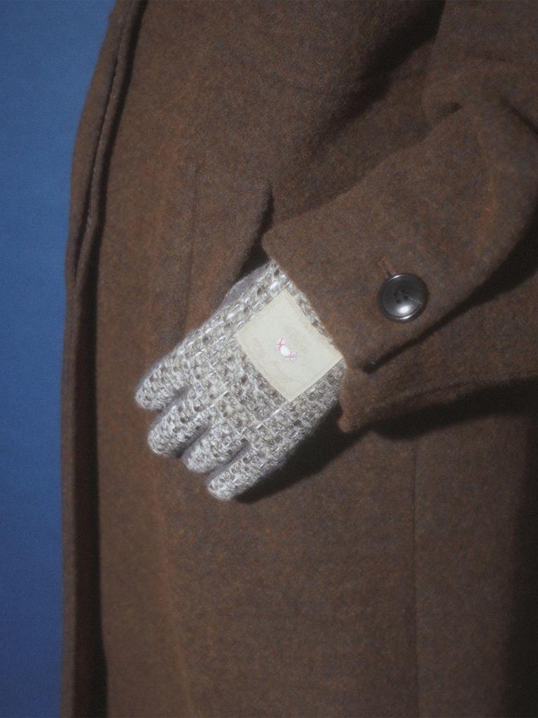 Перчатки-варежки Ray Beams MOON, Женские, 2025AW, Коричневые, Один размер