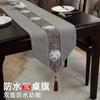 Waterproof New Chinese Style Table Flag Tea Ceremony Zen Tea Mat Tea Table Fabric Long Strip Tablecloth Chinese Style Tablecloth