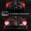 1/18 Модель спортивного автомобиля Pagani Huayra Cool из сплава, Имитация деталей интерьера, Крутое освещение и звуковые эффекты, Изысканные настольные украшения