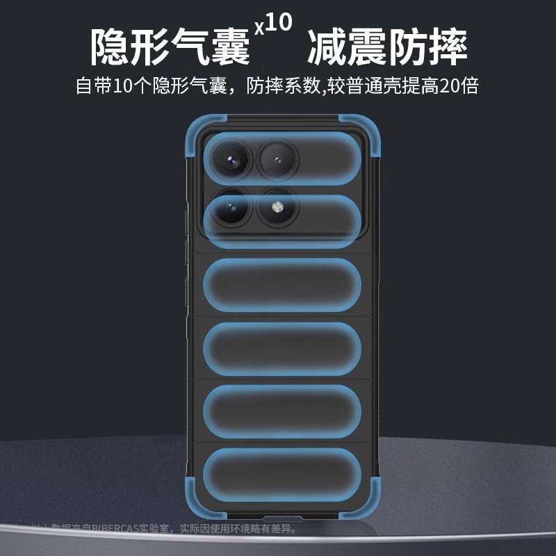 Совместимо с чехлами для телефонов Xiaomi 14/13, полноразмерный противоударный мягкий чехол для Redmi Note 13 Pro, K70/K60, противоскользящий, новые модели