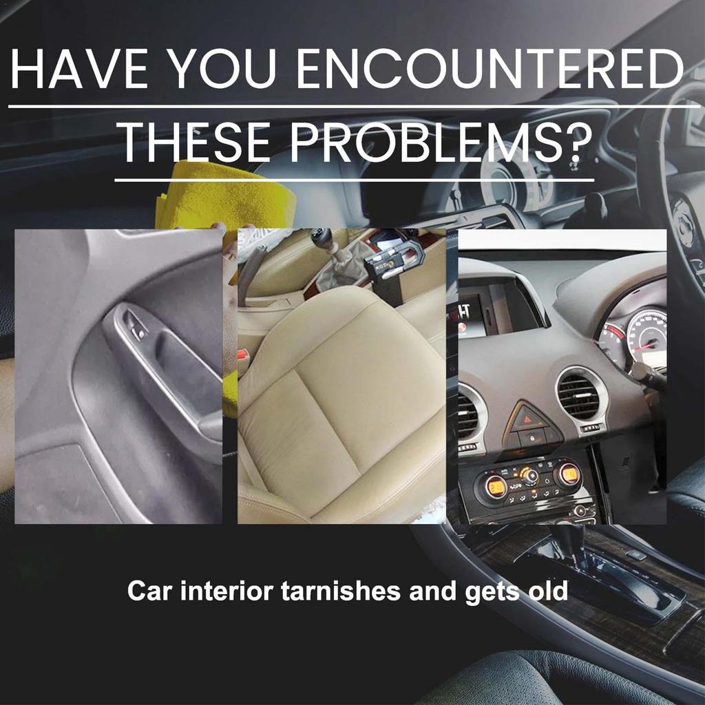100г Полироль для салона автомобиля Крем для восстановления кожи Бальзам для кожи автомобиля Восстановитель приборной панели салона автомобиля
