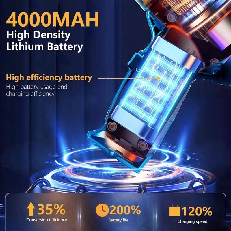 2025 Новый 12000PA беспроводной автомобильный пылесос мощная чистящая машина автомобильные аксессуары домашний авто мини портативный беспроводной пылесос сильное всасывание