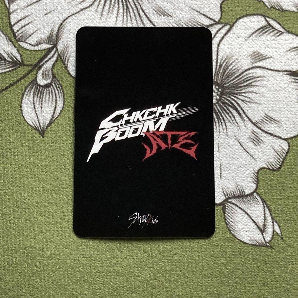 [Б/У] Корейская предзаписанная фотокарточка Stray Kids Бан Чан ATE Sanok