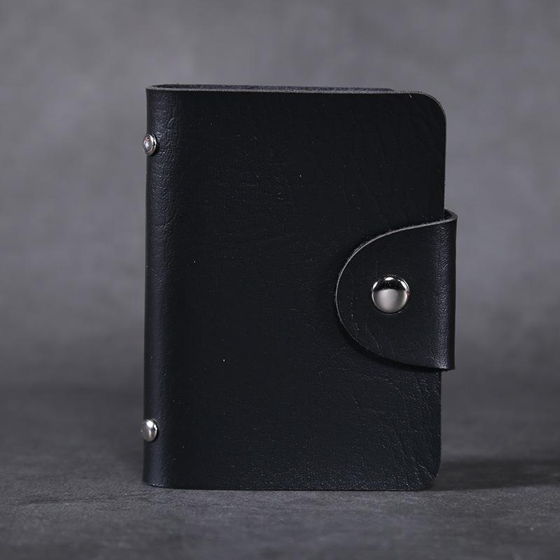 PU Leather Function 24 Bits Card Case Business Card Holder Men Women Credit Passport Card Bag ID Passport Card Wallets KTY