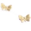 Les Trésors De Lily [J8639] - Позолоченные серьги «Бабочки» - 7x10 мм