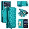 Luxury Crossbody Wallet Leather Cards Holder Case for IPhone 18 Pro Max 17 16 15 14 13 12 11 Shockproof Stand Bag Pocket Cover