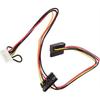 6Pin to 2-Port HDD SATA Power Socket Cable Conector for Acer Computer Mainboard Nitro N50-610 Disco Duro ATX PSU