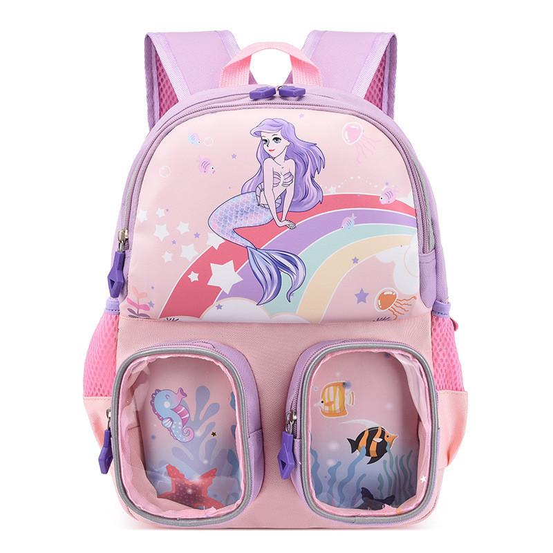Stylish Nylon Kids School Bag Lightweight And Cute For Boys And Girls Kindergarten
