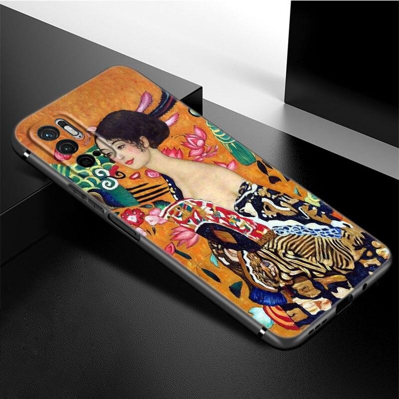 Чехол для телефона «Густав Климт Kiss Art» для Xiaomi Redmi Note 11 10 9 8 Pro 11T 5G 10T 10S 9S 9T 9i 9C 9A 8T, мягкий черный чехол из ТПУ