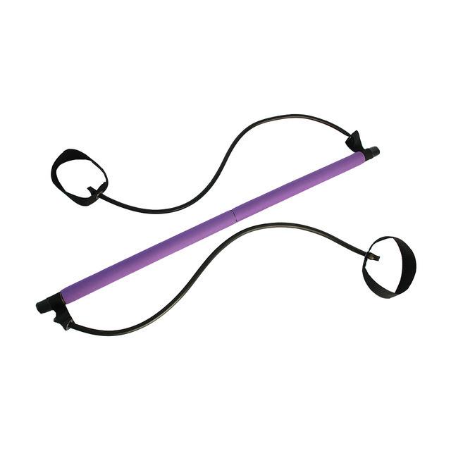 Портативный набор для пилатес-бара, фитнес-резинки, оборудование для домашнего спортзала для мужчин и женщин