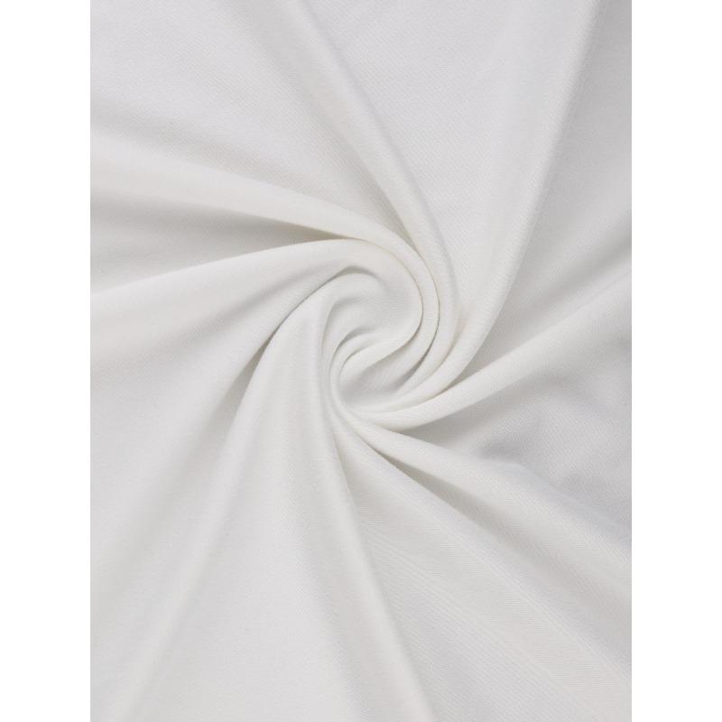 Европейские размеры Мужская повседневная футболка с коротким рукавом и круглым вырезом | Вдохновляющий принт с текстом, Подходит для повседневной носки и дома, Универсальный топ в уличном стиле