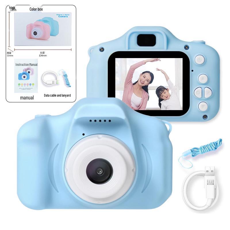 Cross-Border Digital Cartoon Kids Mini SLR Sports Camera Toy