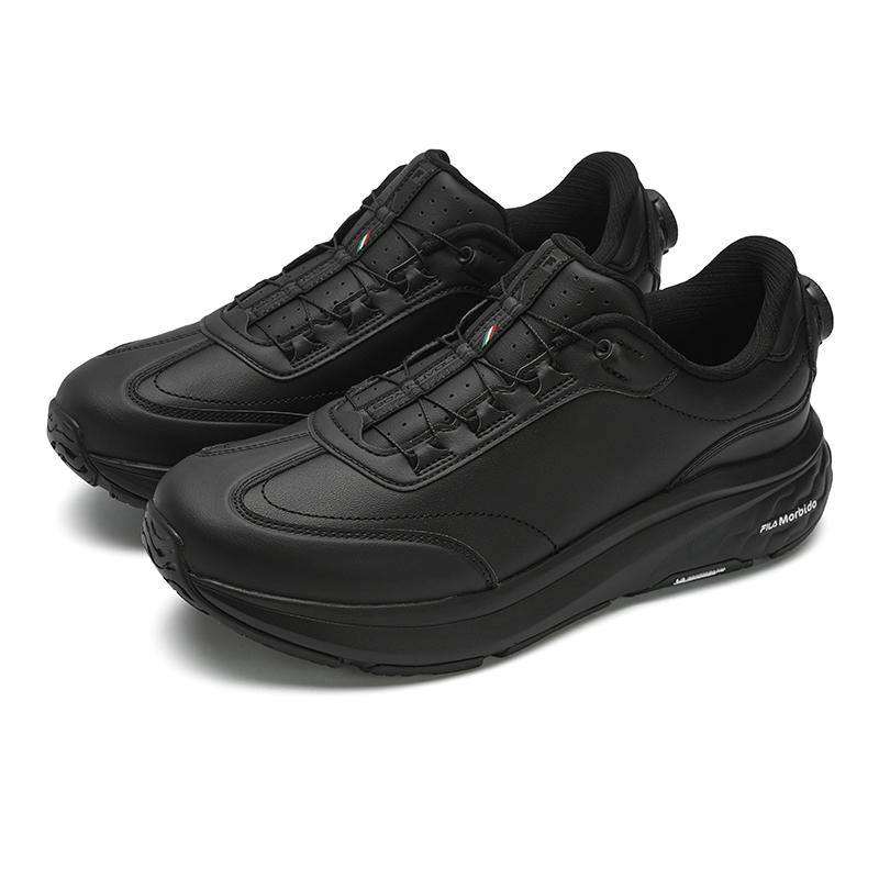 Fila Boa Nuvole 2 Elite Удобные Модные Универсальные Прочные Кроссовки для Бега с Низким Верхом Мужские кроссовки Черные A12M511120FBK