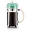 Cafetiere a piston avec verseuse - BODUM - Caffettiera - En verre - 8 tasses - 1 L - Vert
