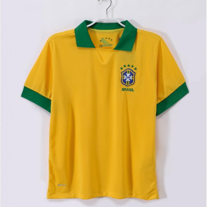 Retro National Team Football Jerseys Spain Brazil Turkey Nigeria Short Sleeve Sports Men Women