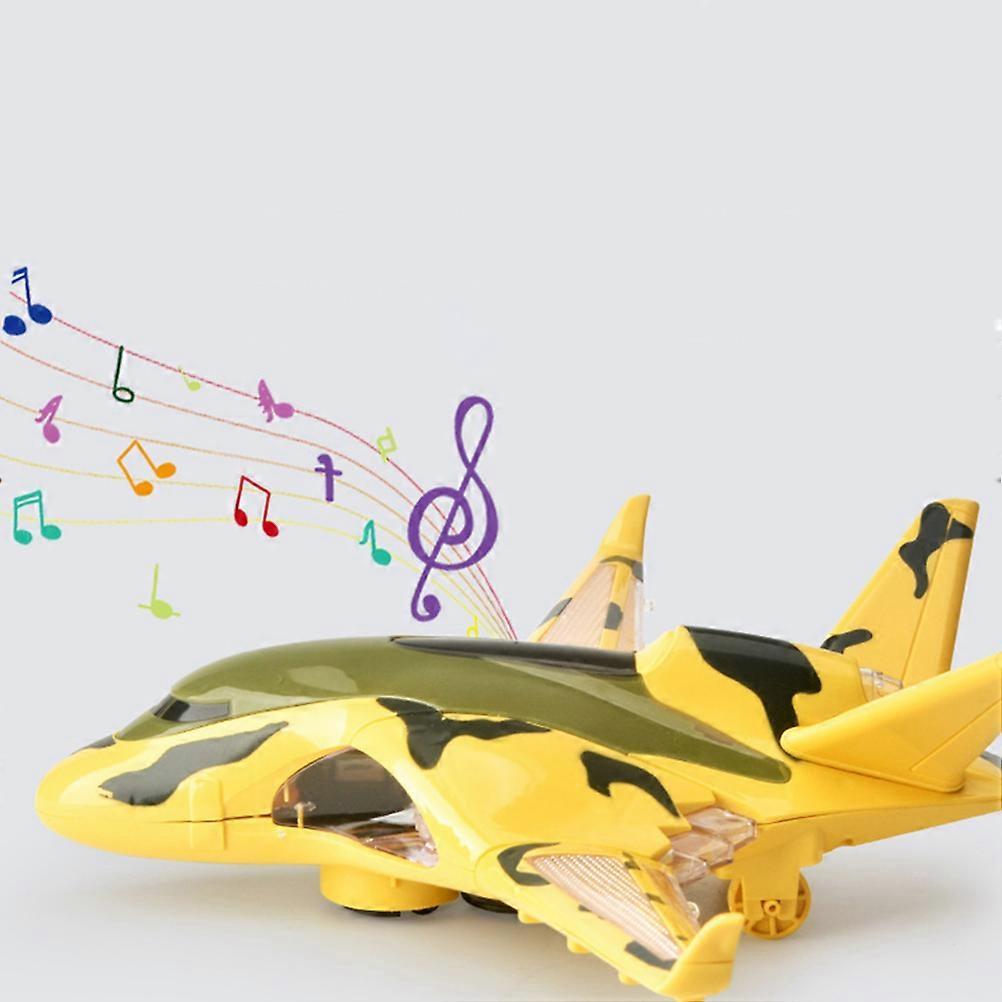 Electric Airplane Toy Simulation Fighter Model for Kids 1Pcs with Sound Effects