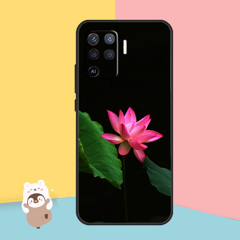 Летний чехол Lotus для OPPO A74 A93 A83 A91 A53S A9 A5 A31 A53 2020 A15 A16 A1K A52 A72 A94 A54, чехол