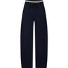 JUZI Annakou Women's Color-Block Plush Curved Trousers