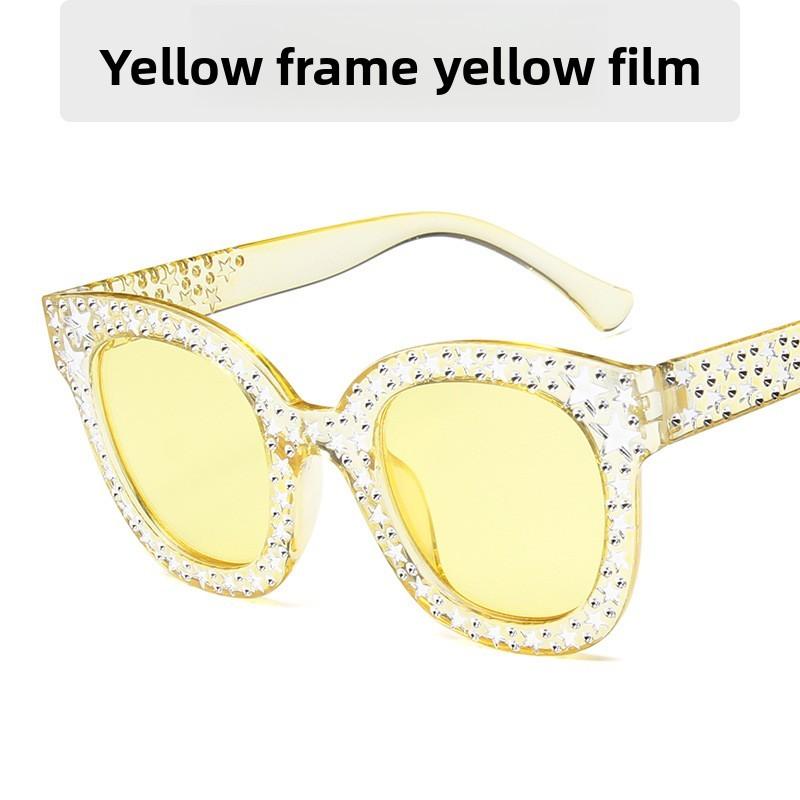 Personalized Star Shape Sunglasses With Uv Block For Casual Wear And Events