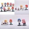 Adorable 9 Styles Q Version Punk Rock Figure Doll Drummer Toy Model Pvc Collectible
