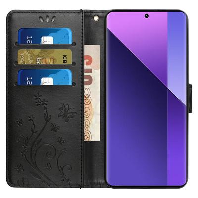 Чехол-кошелек из ПУ-кожи с узором-бабочкой для Google Pixel 9/Pixel 9 Pro