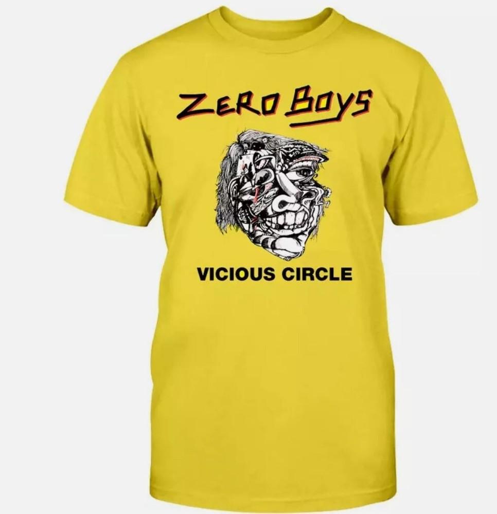 Zero Boys в футболке Vicious Circle золотой Короткий рукав Все размеры