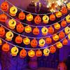 1.5m 10LED Glowing Halloween Party String Lights Pumpkin Ghost Witch DIY Home Decor LED Light String for Halloween Party