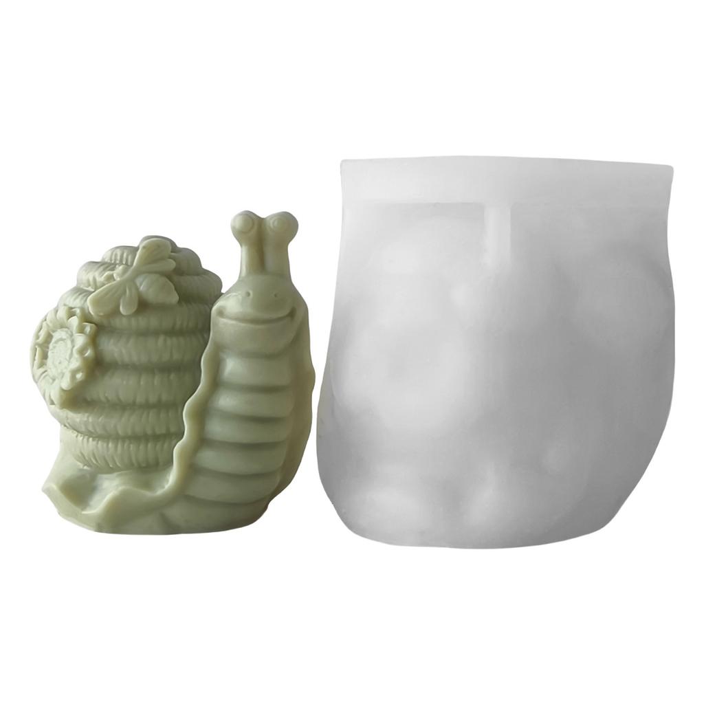 Creative Silicone Candle Mold Turtles Snail Shaped Aromatherapy Mould for Craft Lovers Stylish Home Decoration Mould