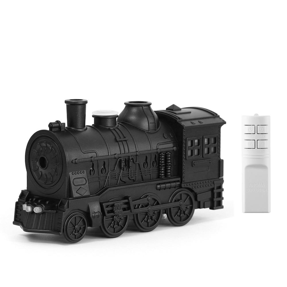 Cool Mist Train Shape Diffuser LED Light Air Humidifier Creative Essential Oil Diffuser  Relaxation