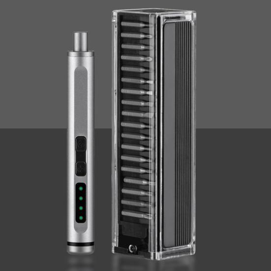 Набор отверток 40 в 1 Прецизионная электрическая отвертка с магнитными битами Бокс для хранения Высокий крутящий момент Аккумуляторная Зарядка Type-C Набор инструментов для ремонта