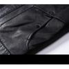 Leather Jacket Men's Genuine Leather Casual Plus Velvet Thickened Short Jacket Lapel Down Jacket Winter